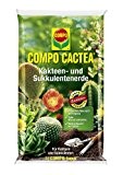 COMPO CACTEA® Kakteen- und Sukkulentenerde, hochwertige Spezialerde für alle Kakteenarten und dickblättrige Pflanzen, 5 L