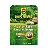 COMPO Floranid Premium Rasen-Langzeitdünger 5 kg, Volldünger, Langzeitdünger