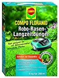 COMPO FLORANID® Rasen-Robo Langzeitdünger, auf den Mulchprozess abgestimmte Rasendüngung mit 3-monnatiger Langzeitwirkung, perfekte Düngung bei der Nutzung von Mährobotern, 6 ...