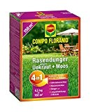 COMPO FLORANID® Rasendünger gegen Unkraut+Moos 4in1, perfekt Absgestimmte Rasenpflege mit zuverlässiger Unkraut- und Moosvernichtung, 4,5 kg für 150 m²