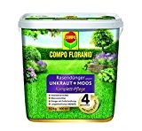 Compo Floranid Rasendünger gegen Unkraut + Moos Komplettpflege 9 kg Düngemittel für dauerhaft gesunden und grünen Rasen