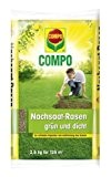 COMPO Nachsaat-Rasen grün & dicht 2,5 kg | Rasenreparatur für 125m²