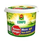 COMPO Rasendünger Moos - Nein danke! Für einen krätigen, sattgrünen Rasen der neuer Moosbildung vorbeugt, 7,5 kg für 300 m²