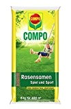 Compo Rasensamen Spiel und Sport 8 kg für 400 m², gelb, 11 x 35 x 64 cm, 20828