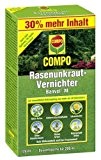 COMPO Rasenunkraut-Vernichter Banvel® M, Rasenherbizid auch gegen schwer bekämpfbare Unkräuter im Rasen, 120 ml