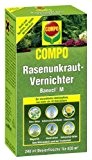 COMPO Rasenunkraut-Vernichter Banvel® M, Rasenherbizid auch gegen schwer bekämpfbare Unkräuter im Rasen, 240 ml