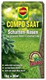 COMPO SAAT® Schatten-Rasen, hochwertige Rasensamen-Mischung für dichte Rasenflächen, auch an problematischen und schattigen Stellen, 1 kg für 50 m²