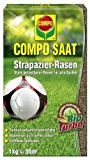 COMPO SAAT® Strapazier-Rasen, hochwertige Rasensamen-Mischung, für Rasen der wenig anfällig für Rasenkrankheiten ist, 1 kg für 50 m2