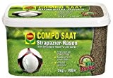 COMPO SAAT® Strapazier-Rasen, hochwertige Rasensamen-Mischung, für Rasen der wenig anfällig für Rasenkrankheiten ist, 2 kg für 100 m²