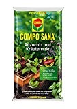 COMPO SANA® Anzucht- und Kräutererde, hochwertige Spezialerde für Aussaaten, Kräuter, Stecklinge und Jungpflanzen, 5 L
