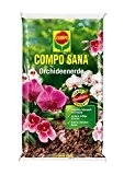 COMPO SANA® Orchideenerde, hochwertige Spezialerde für terrestrische und epiphytische Orchideenarten, 10 L