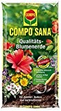 COMPO SANA® Qualitäts-Blumenerde, Universalblumenerde mit einzigartiger Zusammensetzung für optimales Pflanzenwachstum, 10 L