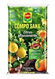 COMPO SANA® Zitruspflanzenerde, hochwertige Spezialerde für die besonderen Anforderungen von tropischen und winterharten Zitruspflanzen, 10 L