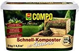 COMPO Schnell-Komposter plus Guano, rasch wirkender Rottekomposter, 3 kg