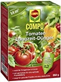 COMPO Tomaten Langzeit-Dünger, hochwertiger Spezial-Langzeitdünger, für alle Arten von Tomaten und anderes Frucht und Knollen bildendes Freungemüse, sowie Kräuter, 850 ...