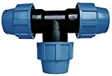Cornat Bewässerungssystem  Reduzier-T-Stück PE-Rohr, Ø 25 und 20 mm, Polypropylen, für Kaltwasser
