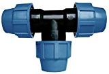 Cornat Bewässerungssystem  T-Stück PE-Rohr, Ø 20 mm, Polypropylen, für Kaltwasser