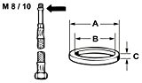 Cornat O-Ring für Flexschläuche M10 2 Stück, TEC380126