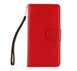 Cozy Hut Nokia Lumia 830 Lederhülle,Magnetverschluss Schutzhülle Folio Cover für Nokia Lumia 830 Rot Ledertasche im Bookstyle mit Kartenfächer und ...