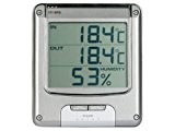 Cresta THG300 Thermometer / Hygrometer Kabelfühler, Großes LCD Display