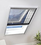 Culex Dachfensterplissee 110 x 160 cm, weiß, 100120201-VH