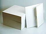 Culpitt Square White Cake Box 10 (300922) by Culpitt