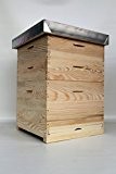 Dadant Bienenbeute US 12er Beute mit 36 Rähmchen, gedrahtet und geöst,Trennschied,Absperrgitter in Holzrahmen