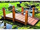 Das Highlight für Ihren Garten - Brücke mit Handlauf