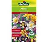 Dehner Blumen-Saatgut, Akelei "Supermischung", 5er Pack (5 x 0.7 g)