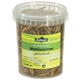 Dehner Vogel, Nager, Fischfuttersnack, getrocknete Mehlwürmer, 520 ml