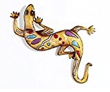 Deko-Gecko - Gecko - Gartenfigur - Eidechse - Salamander - Lurch - Tier - Figur - Echse - Drache Skulptur ...