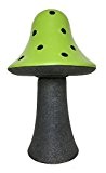 Deko-Laterne "Pilz" - verschiedene Farben und Größen - massiv, wetterfest - Garten-Laterne - Deko-Pilz - Kerzen-Halter (grün, groß: 24cm x ...