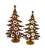Deko Tanne 60 cm Weihnachtsbaum für Kugeln. Weihnachtliche Deko aus Edelrost