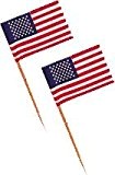 Deko-Zahnstocher, Amerikanische Flagge, 500 Stück