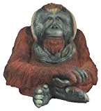 Dekofigur Orang Utan "Gregor" Affe Menschenaffe Primaten Gartenfigur Tierdeko