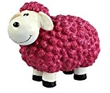 Dekofigur Schaf Tina in brombeer bunte Schafe Tier Figuren für Haus und Garten