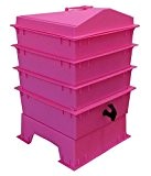 Der Tiger Rainbow Wurmkomposter 4 Tablett Brilliant Rose Pink