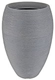 Design Pflanzkübel hoch - 58x40 cm - XXL Kunststoff Blumenkübel Pflanztopf rund