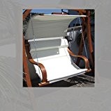 Design Sitzbank für Hollywoodschaukel 'SEAT-MERU' aus Holz Lärche inkl. Dach (ohne Gestell!!) von AS-S