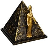 Design Toscano Ägyptische Göttin Isis, Schmuckkästchen in Pyramidenform