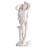 Design Toscano Aphrodite, griechische Göttin der Liebe, Kunstharzgebundene Marmorfigur