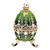 Design Toscano Bogdana-Sammlung, Emaillierte Eier im Faberge-Stil: Veronika