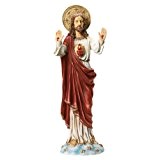 Design Toscano Das Heilige Herz Jesu, Gartenfigur im italienischen Stil
