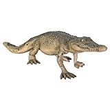 Design Toscano Die Grand-Scale Wildlife Animal-Sammlung: Figur Laufendes Krokodil, mehrfarbig, 23 x 127 x 29 cm, NE80112