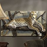 Design Toscano Die Höhle des Leoparden, Skulpturales Wandfries