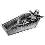 Design Toscano Halloween Resting HIS Weary Knochen Skelett allumfassendes Skulptur