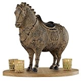 Design Toscano Kaiser Xuanzongs fette Pferde, Asiatische Figur