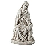 Design Toscano St. Anne with the Young Mary, Mother of Jesus Statue