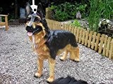Deutscher Schäferhund steht, Lebensgroß - Tierfiguren - HU081