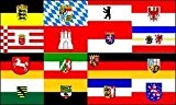 Deutschland 16 Bundesländer Flagge 90 * 150 cm